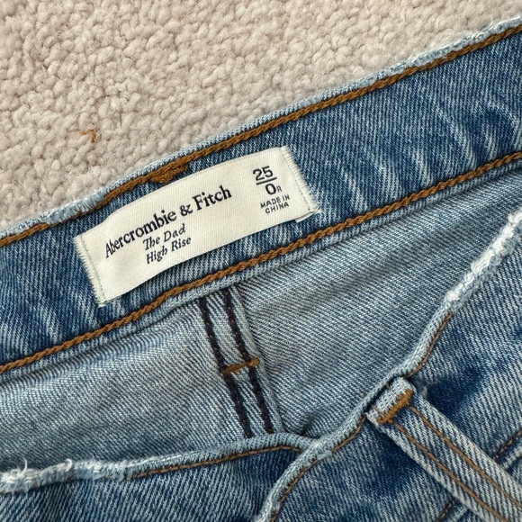 Abercrombie Crossover High Rise Dad Jeans 25 Regular - Picture 3 of 4